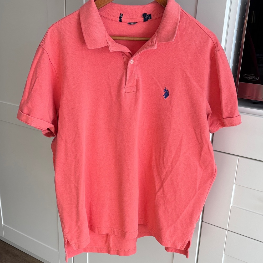 Men's Salmon US Polo Assn Shirt